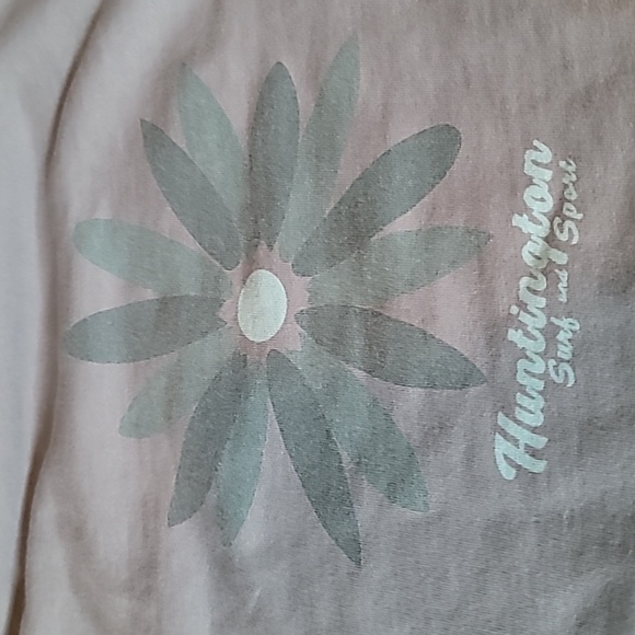 STUNNING PASTEL GREEN HUNTINGTON SURF & SPORT DAISY HOODIE - Picture 7 of 8